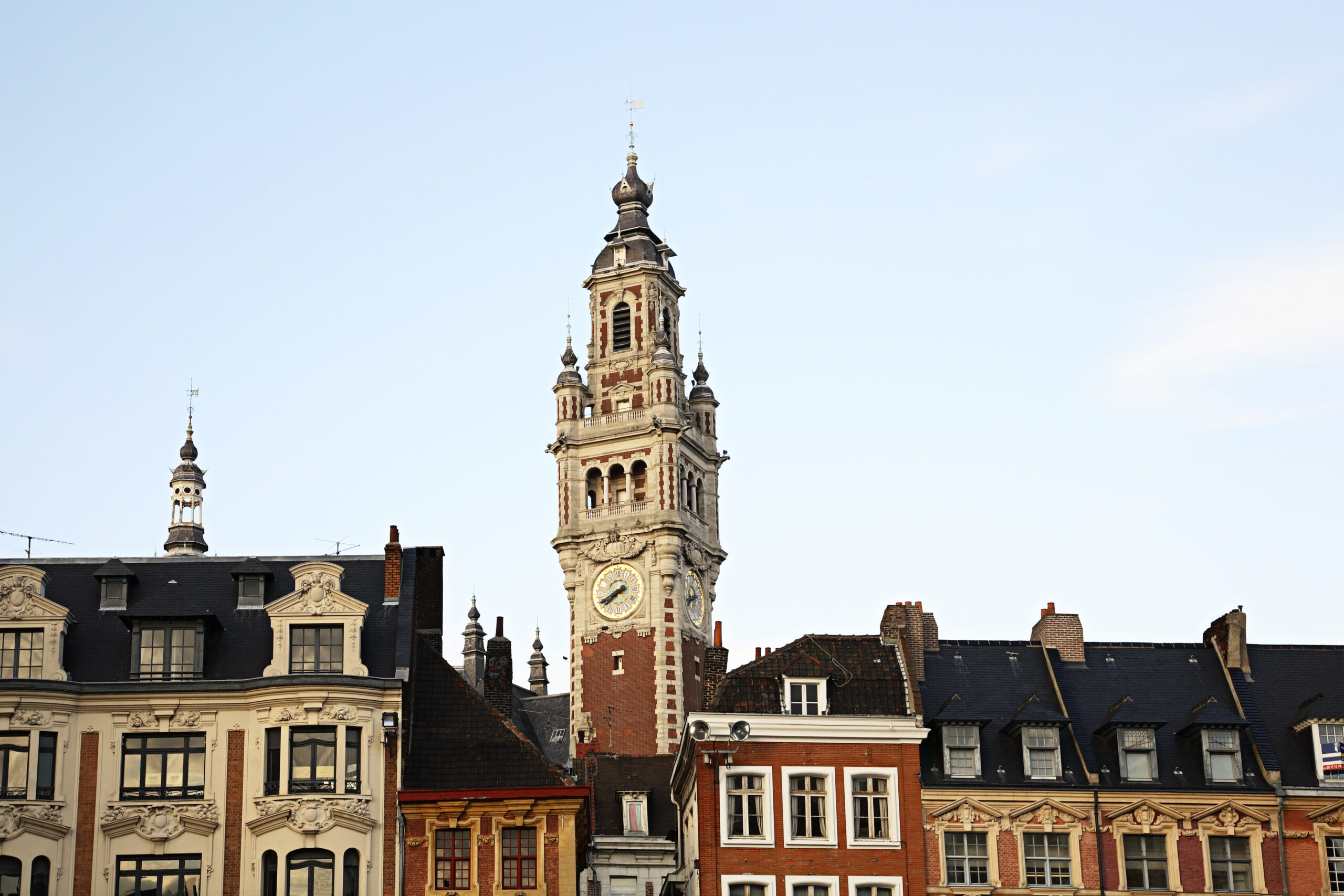 Clock Tower In Lille